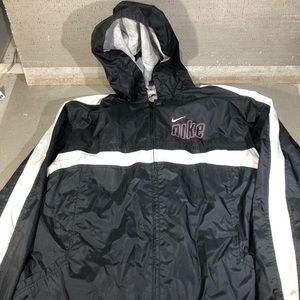 Vintage youth Nike logo fleece windbreaker XL